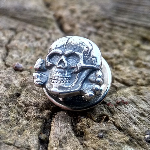 WW2 German Skull Badge Death Head Totenkopf Third Reich